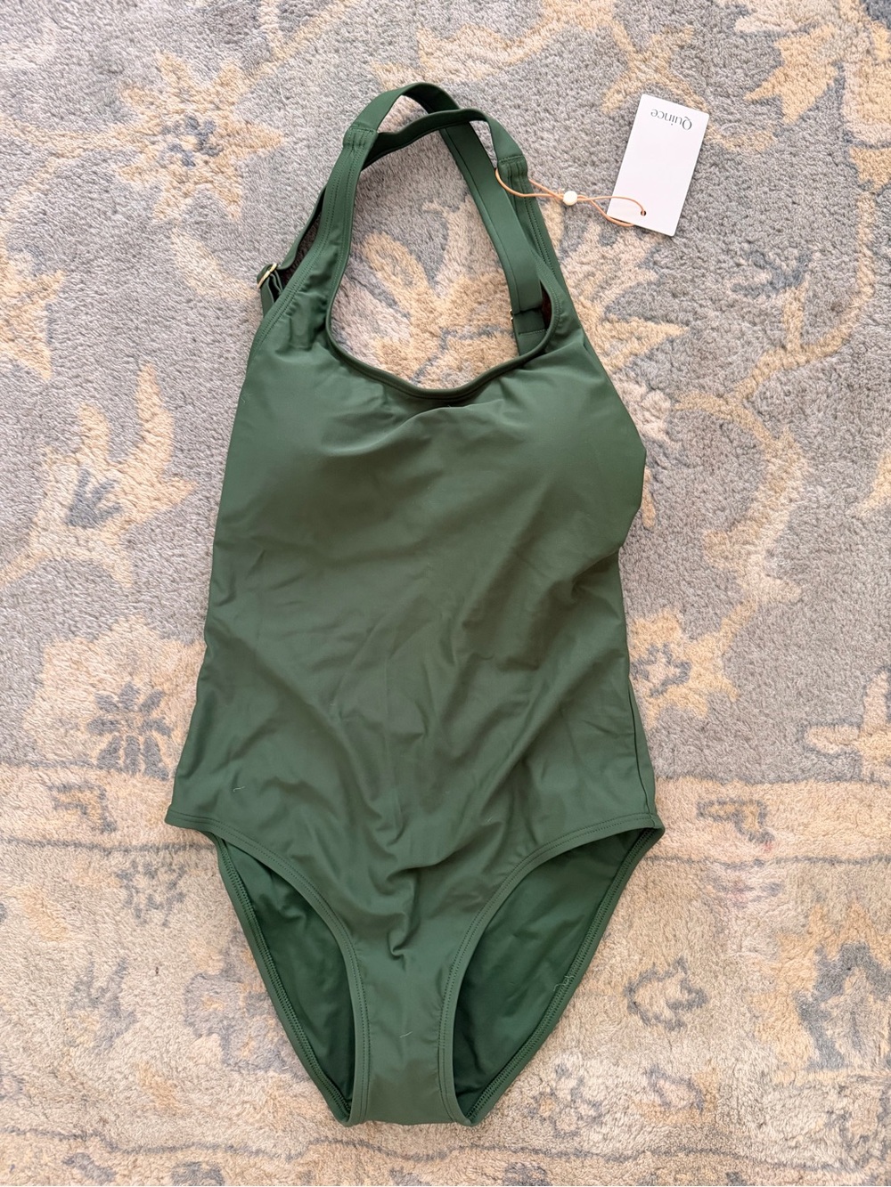 NWT Quince Cross Back One Piece Swim Small